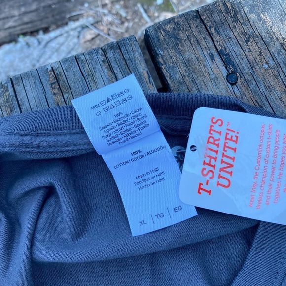 CUSTOM INK AWARENESS TSHIRT XL GREY SHORT SLEEVE PROVERBS 24: 11-12 - Picture 6 of 8